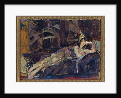 Ida Rubinstein as Zobeide in the ballet 'Sheherazade' by Nicholas Rimsky Korsakov by Jacques-Emile Blanche