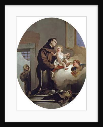 Saint Anthony of Padua with the Infant Jesus, 1767-69 by Giovanni Battista (1696-1770) Tiepolo