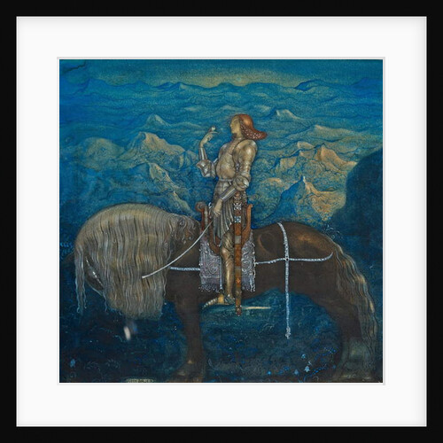 A knight by John Bauer