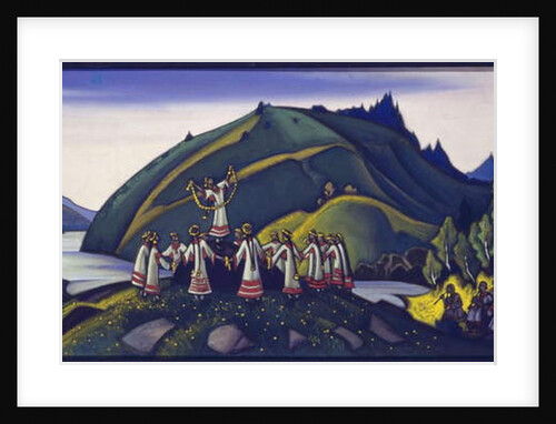 Decor for the ballet 'The Rite of Spring' by Igor Stravinsky, 1945 by Nicholas Roerich
