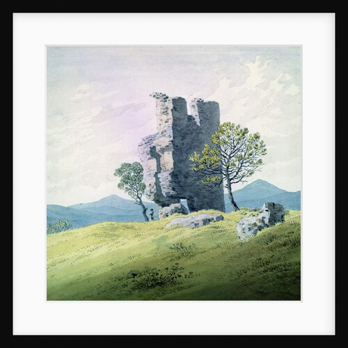 The Castle in Teplitz by Caspar David Friedrich