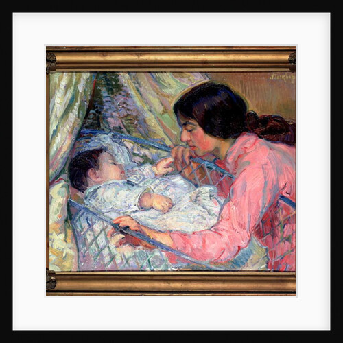 At The Cradle, late 19th - early 20th century by Nikolai Alexandrovich Tarkhoff
