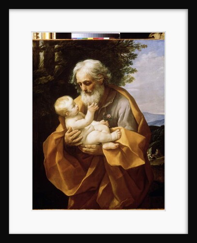 Saint Joseph with Infant Christ, c.1620 by Guido Reni