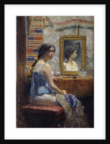 Lady at a Mirror, c.1890 by Ivan Pavlovich Pokhitonov