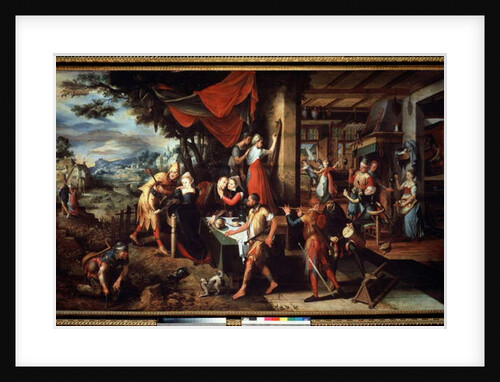 The Parable of the prodigal son, 16th century by Master of the Prodigal Son