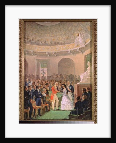 Self portrait during the Rewarding for a Gold Medal in the Academy of Arts, 1854 by Sofia Vasilyevna Sukhovo-Kobylina