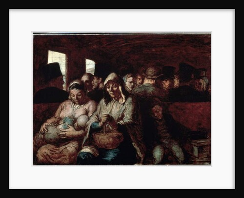The third-class wagon, 1862-1864 by Honore Daumier