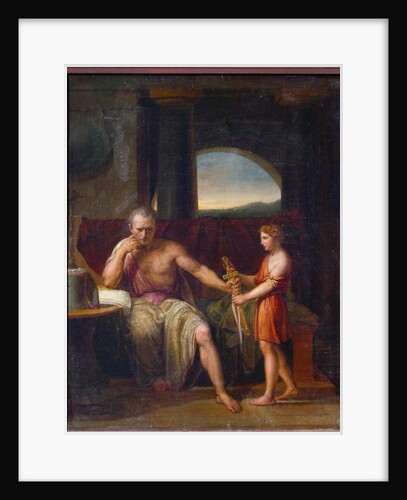 Marcus Porcius Cato Uticensis, 95-46 avant JC, 18th-19th century by Josef Abel