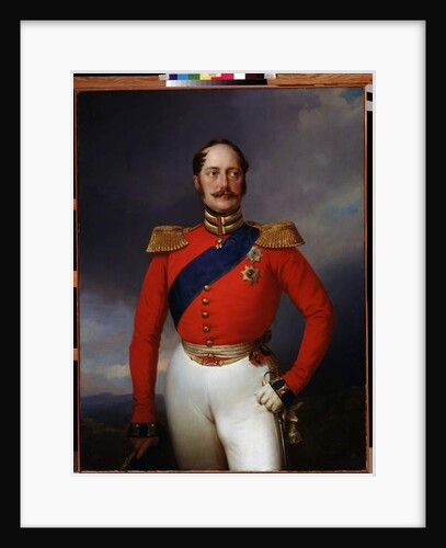 Portrait of Emperor Nicholas I, 1847 by Franz Kruger