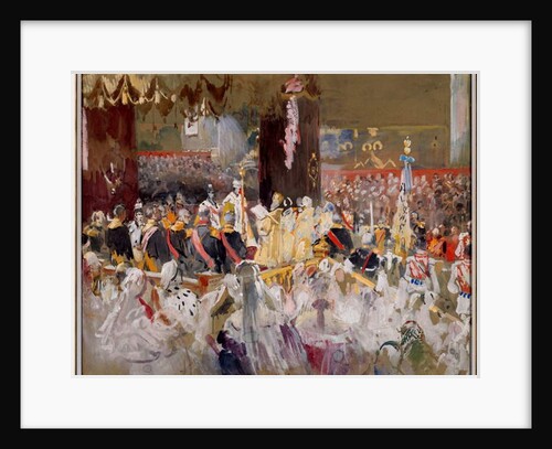 The Coronation of Emperor Nicholas II in the Assumption Cathedral, 1896 by Konstantin Egorovich Makovsky