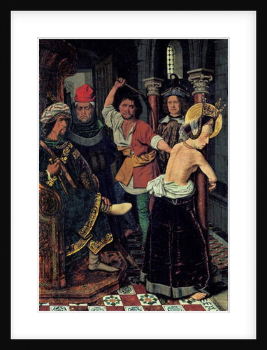 The Flagellation of Saint Engracia, c.1475 by Bermejo