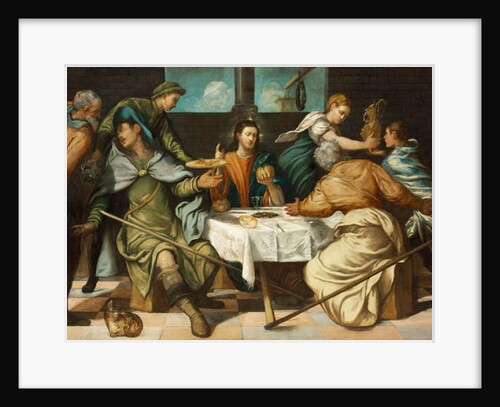 The Supper at Emmaus, 1542-43 by Jacopo Robusti Tintoretto
