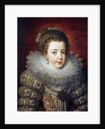 Portrait of Elisabeth of France, Queen consort of Spain par Frans Pourbus the Younger by Frans II Pourbus