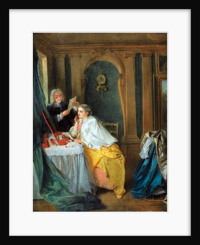 Madame Geoffrin at her toilet, 17th century by Nicolas Lancret