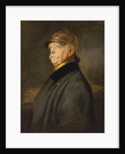 Portrait Of Otto Von Bismarck, 1870 by Franz Seraph von Lenbach