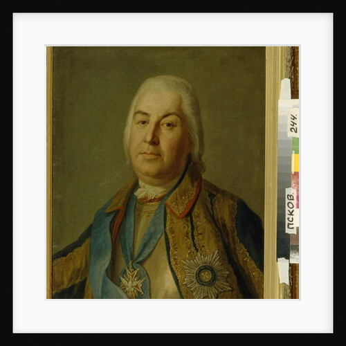 Portrait of Count Pyotr Semyonovich Saltykov, 1760 by Pietro Antonio Rotari