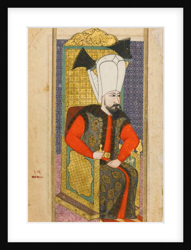 Portrait of Mehmed IV, Sultan of the Ottoman Empire, 1648 by Ottoman School
