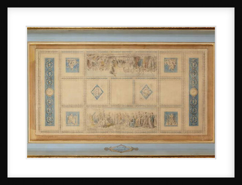 Study for the painted ceiling of the library in the Conservatory, 1812 by Francois Pascal Simon Baron Gerard