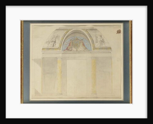 Study for the decoration of the throne at the Palais des Tuileries, 1806 by Charles Percier