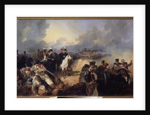 The Battle of Montmirail, 11th February 1814 by Mikhail Osipovich Mikeshin