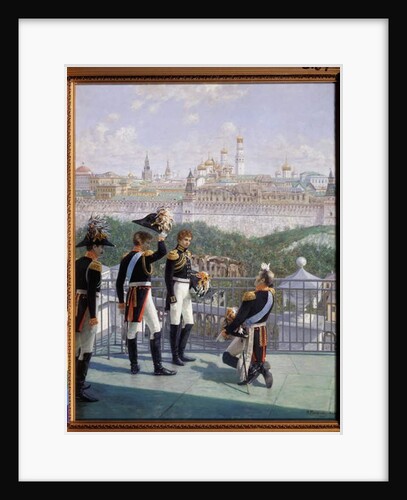 Frederick William III of Prussia thanking 'Moscow' for the Rescue of his Empire, 1896 by Nikolai Sergeyevich Matveyev