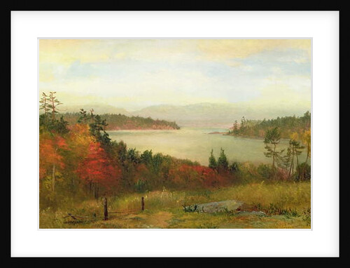Raquette Lake, 1869 by Homer Dodge Martin