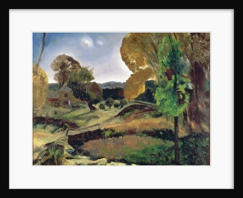 Little Bridge, Woodstock, 1920 by George Wesley Bellows