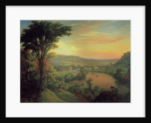 View of the Mohawk near Little Falls, 1854 by Mannevillette Elihu Dearing Brown