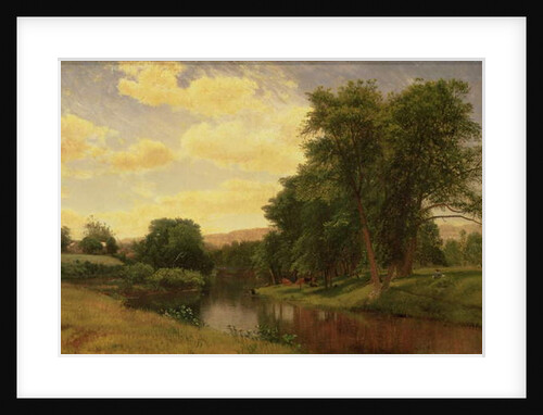 New England Landscape by Aaron Draper Shattuck