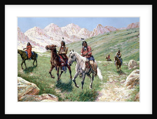 In the Cheyenne Country, 1896 by John Hauser