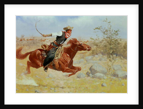 Galloping Horseman, c.1890 by Frederic Remington