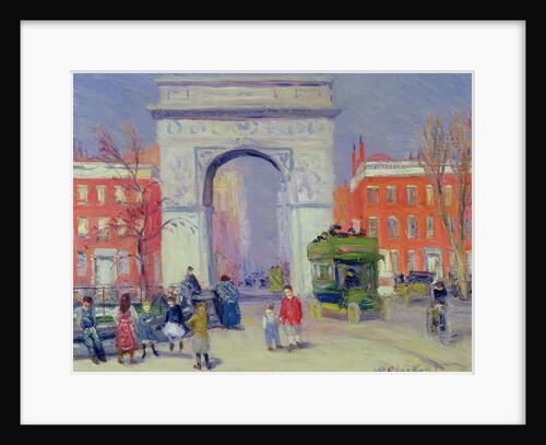 Washington Square Park, c.1908 by William James Glackens
