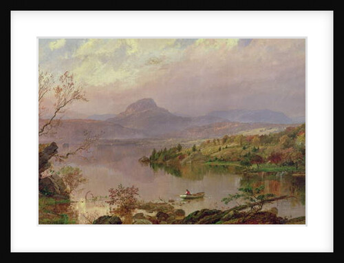 Sugarloaf from Wickham Lake, 1876 by Jasper Francis Cropsey