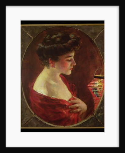 Woman with Japanese Lantern by James Carroll Beckwith