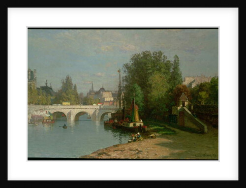 Pont du Carrousel, 1895 by John Joseph Enneking