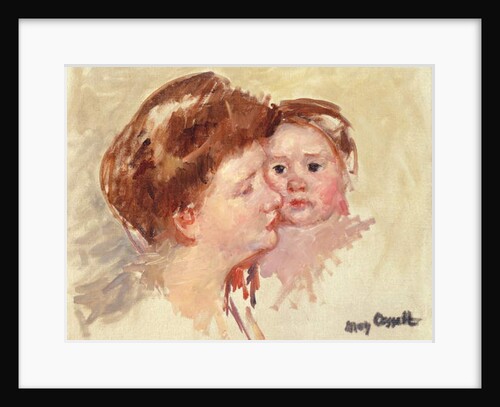 Mother in Profile with Baby Cheek to Cheek, c.1909 by Mary Stevenson Cassatt