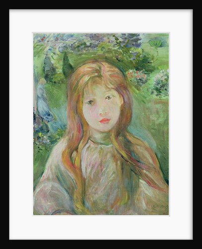 Little Girl at Mesnil, 1892 by Berthe Morisot