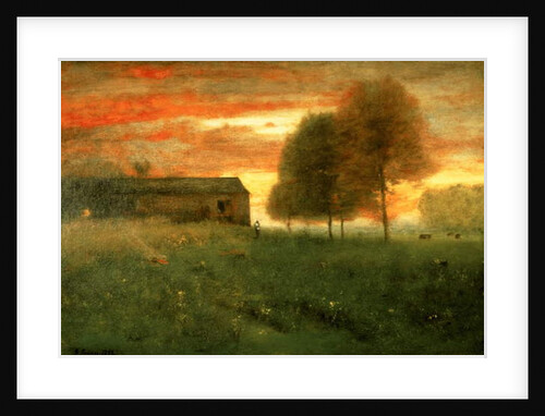 Sunset, Montclair, 1892 by George Snr. Inness
