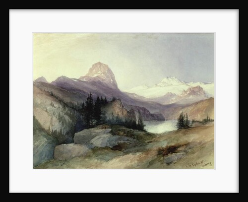 In the Bighorn Mountains, 1889 by Thomas Moran