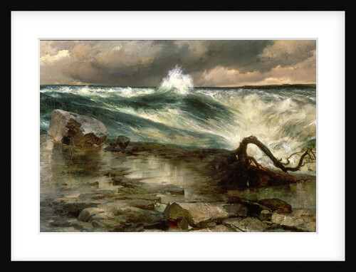 The Rapids Above Niagara by Thomas Moran