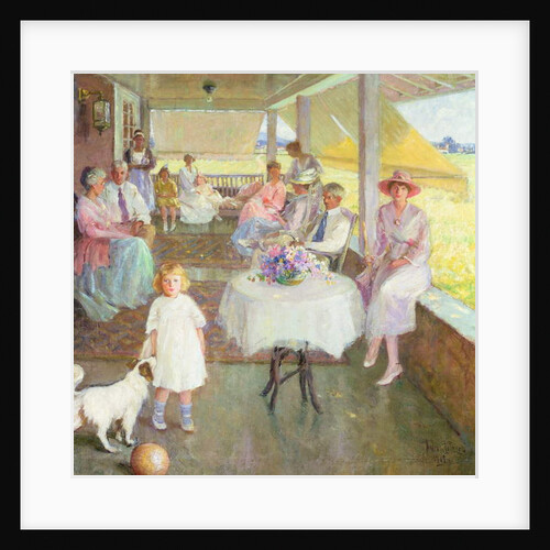 Family Gathering, 1919 by Pauline Palmer