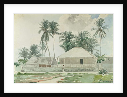 Cabins, Nassau, 1885 by Winslow Homer