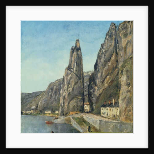 The Rock at Bayard, Dinant, Belgium, c.1856 by Gustave Courbet