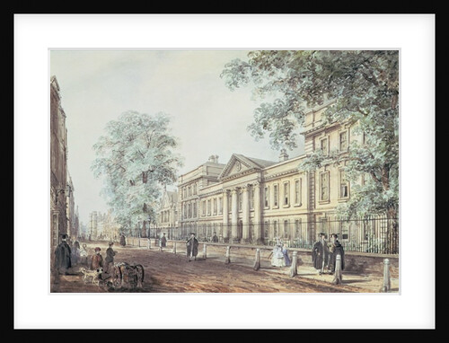 PD.63-1958 Emmanuel College, Cambridge, seen from St. Andrew's Street by Richard Bankes Harraden