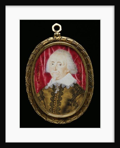 Portrait miniature of an unknown man, 1640 by Lawrence Hilliard