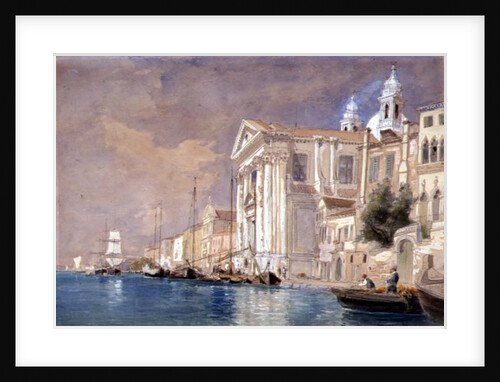 PD.61-1958 Church of the Gesuati, Venice, 3rd September 1857 by James Holland