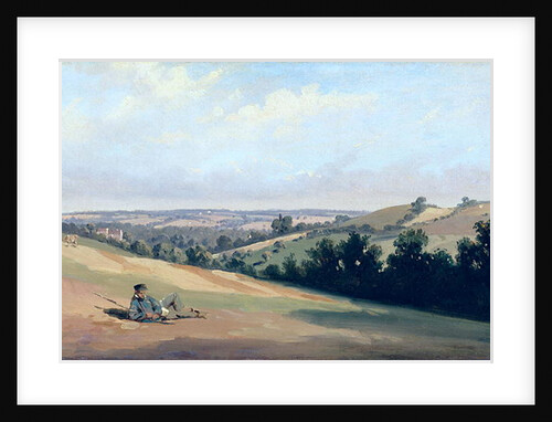 Young Man Reclining on the Downs, c.1833-35 by Theodore Caruelle d' Aligny