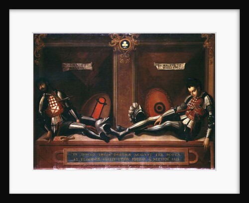 Memorial to John and Thomas Fitzwilliam, brothers of William, Earl of Southampton by English School