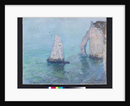 The Rock Needle and the Porte d'Aval, c.1885 by Claude Monet