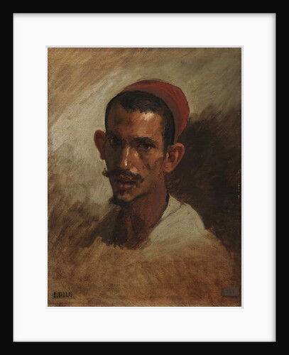 Study for the head of a young Arab, c.1860-62 by Isidore Pils